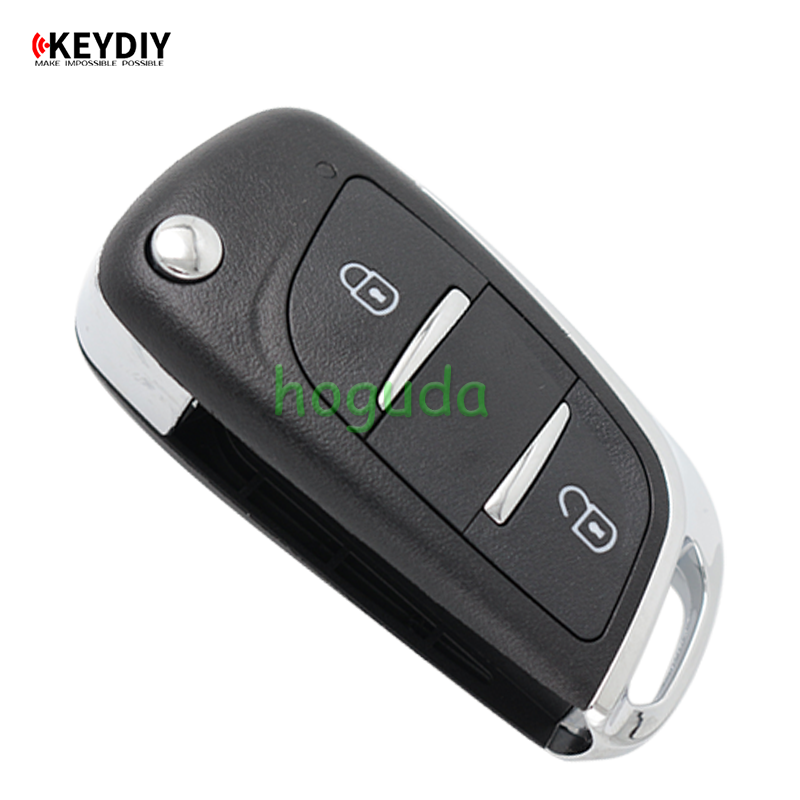 For Peugeot style KEYDIY B11 2 button remote key