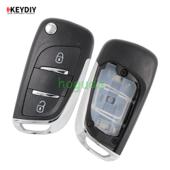 For Peugeot style KEYDIY B11 2 button remote key