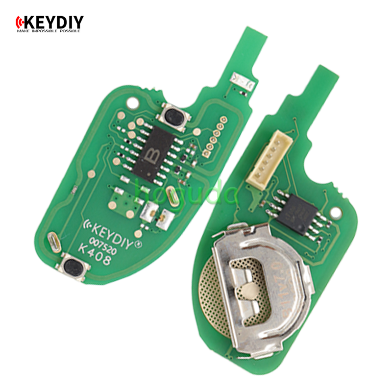 For Peugeot style KEYDIY B11 2 button remote key
