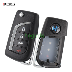KEYDIY Toyota style 3+1 button remote key B13-4 for KD900 KDX2 KD MAX Key Programmer to produce any model remote