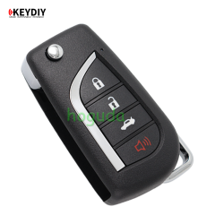 KEYDIY Toyota style 3+1 button remote key B13-4 for KD900 KDX2 KD MAX Key Programmer to produce any model remote