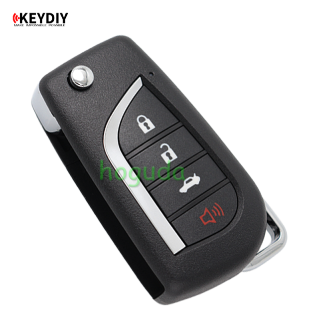 KEYDIY Toyota style 3+1 button remote key B13-4 for KD900 KDX2 KD MAX Key Programmer to produce any model remote
