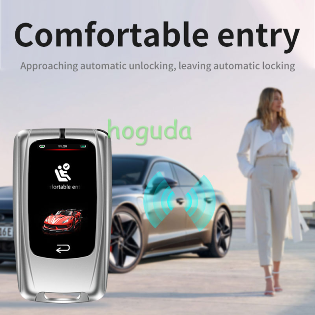MH10 Universal Modified Remote Smart LCD Key Display Car Key Keyless Go Multiple languages
