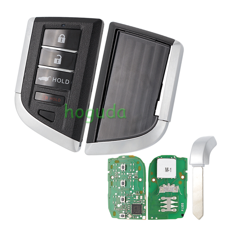 For Acura MDX Driver 1 3+1 button Remote Smart Keys with 433MHz 4A Chip  FCCID:KR5TP-2 (Driver 1) /PN:72147-TYA-A11