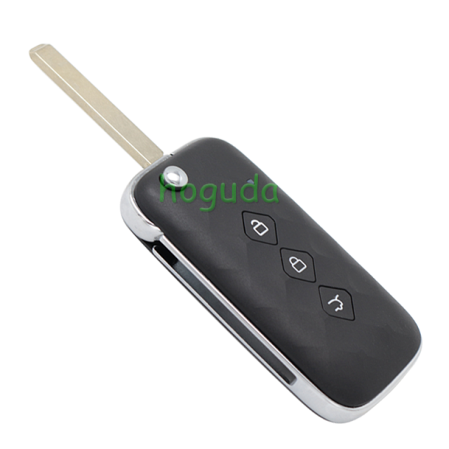 For Chevrolet Aveo 3 button flip remote key with 433Mhz ID47 HITAG3 PCF7961X Chip