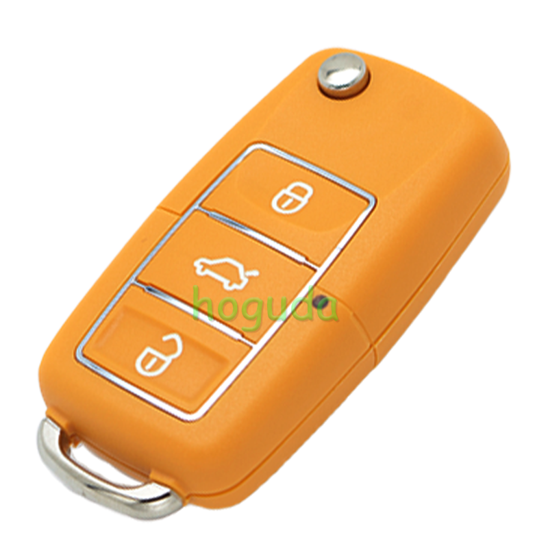 KEYDIY Standare remote key B01-Luxury 3 button remote key for KDX2 KD MAX  to produce any model remote Yellow color
