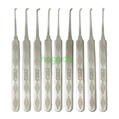 For 18pcs lock pick and locksmith tools