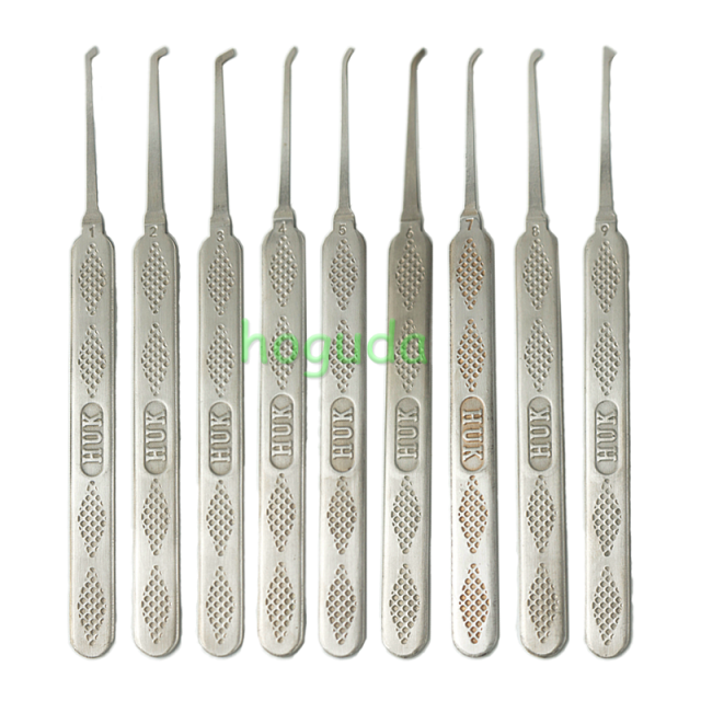 For 18pcs lock pick and locksmith tools
