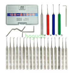 For 18pcs lock pick and locksmith tools