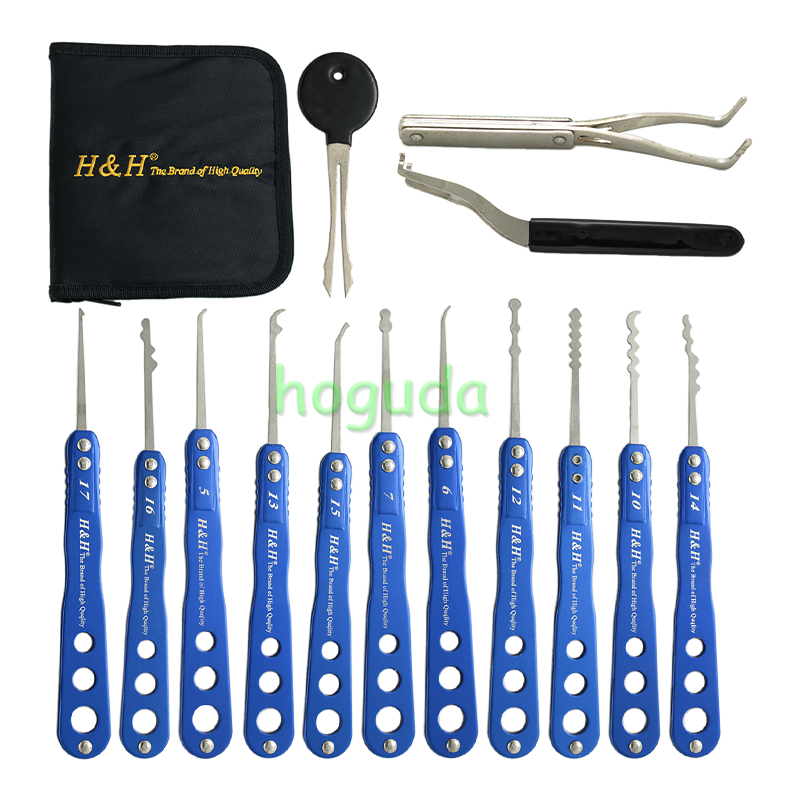 For Champion series （House lock and car lock）stainless pick set  14-in-one