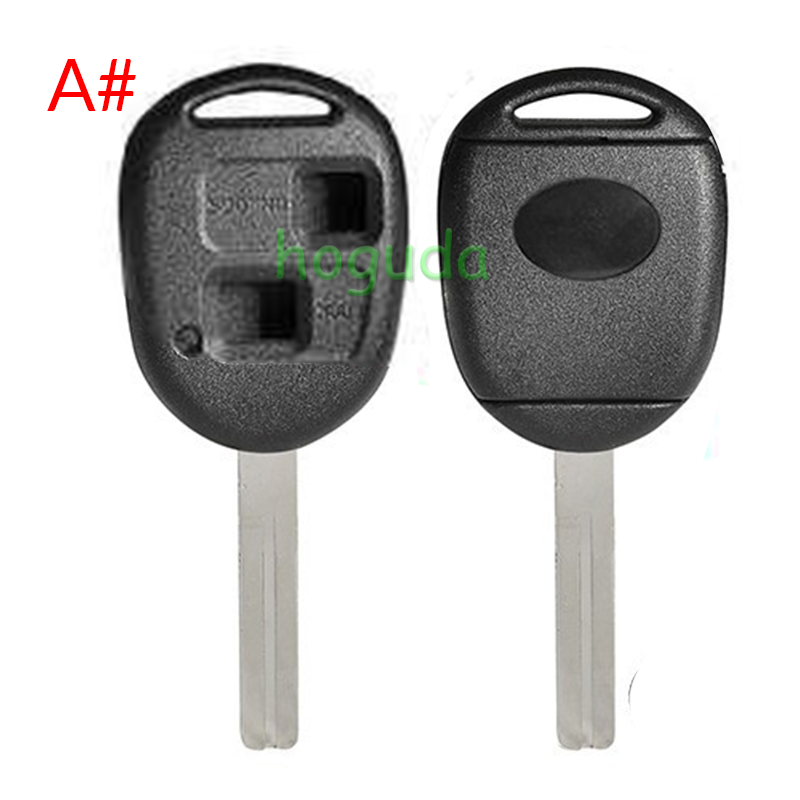 For High quality GTL Toyota 2/3 button remote key blank with TOY48 blade
