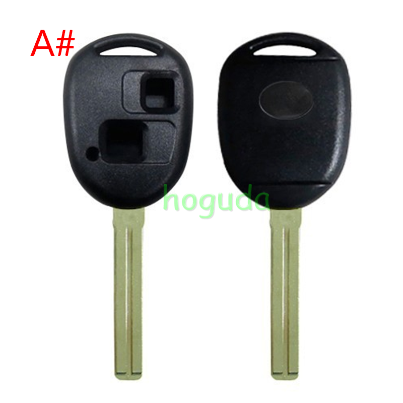 For High quality GTL Toyota 2/3 button remote key blank with TOY40 blade