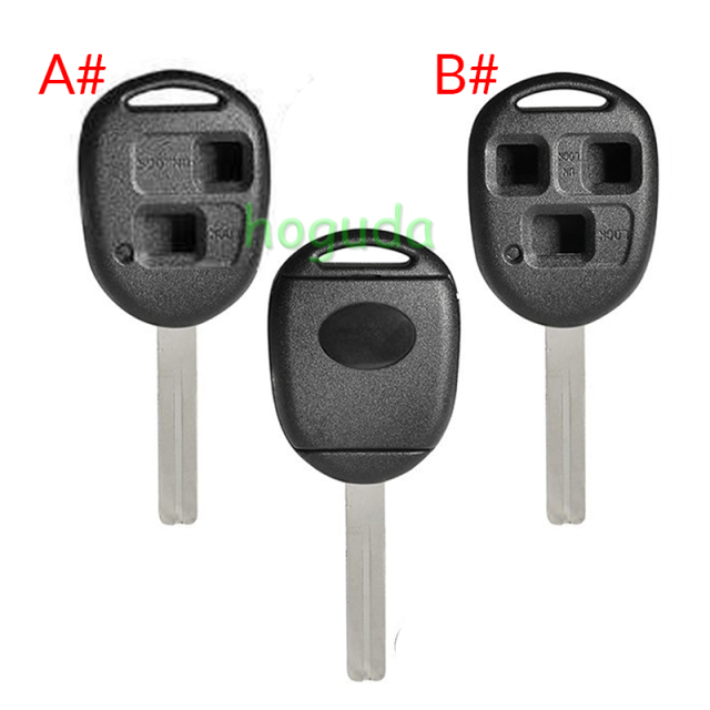 For High quality GTL Toyota 2/3 button remote key blank with TOY48 blade