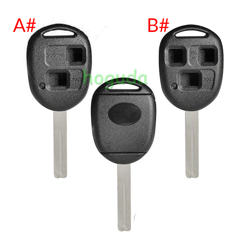 For High quality GTL Toyota 2/3 button remote key blank with TOY48 blade