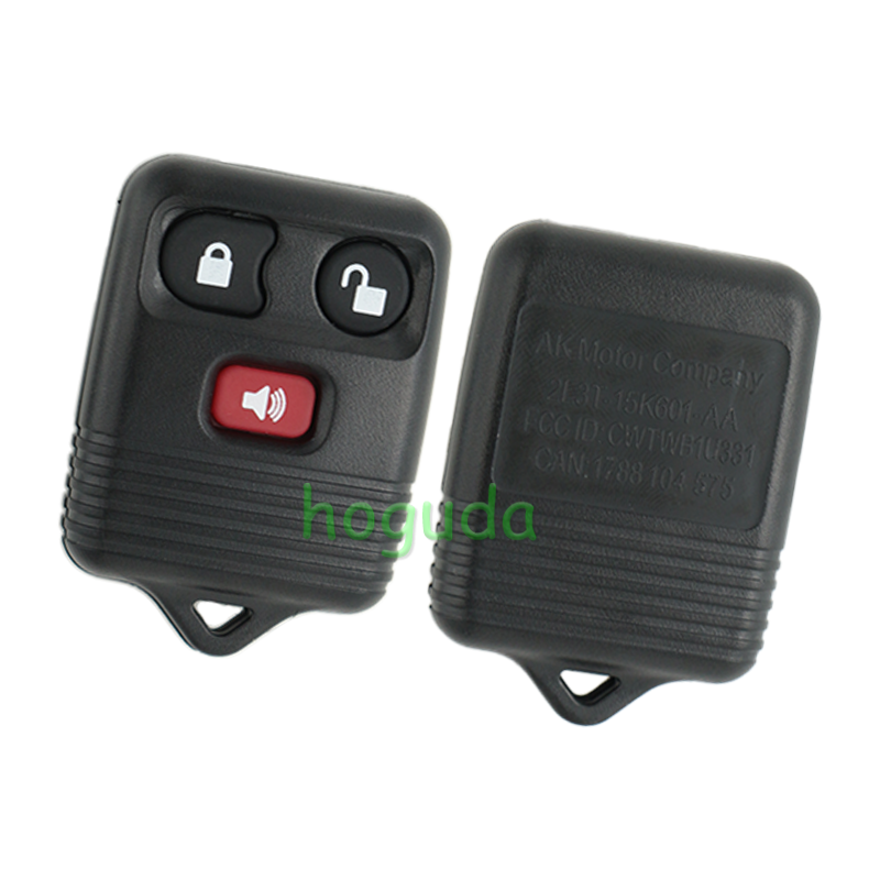 For Ford 3 button Remote Key Shell