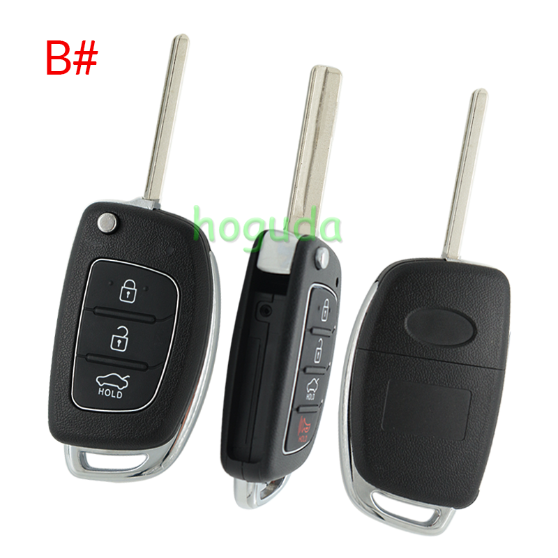 For Hyundai 2+1/3/3+1 button remote key blank with HY20 key blade