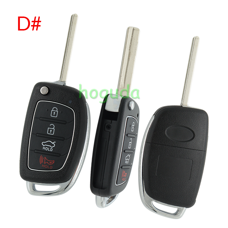 For Hyundai 2+1/3/3+1 button remote key blank with HY20 key blade