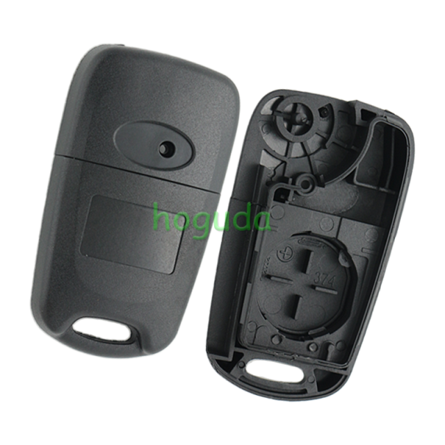 For Hyundai 3 button remote key blank with HY14 left  blade