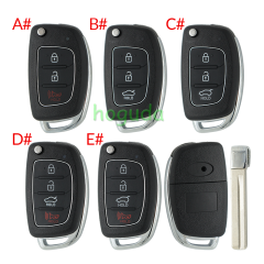 For Hyundai 2+1/3/3+1 button remote key blank with HY20 key blade