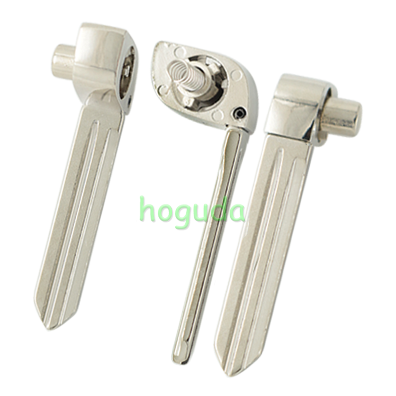 For Hyundai 3 button remote key blank with HY14 left  blade