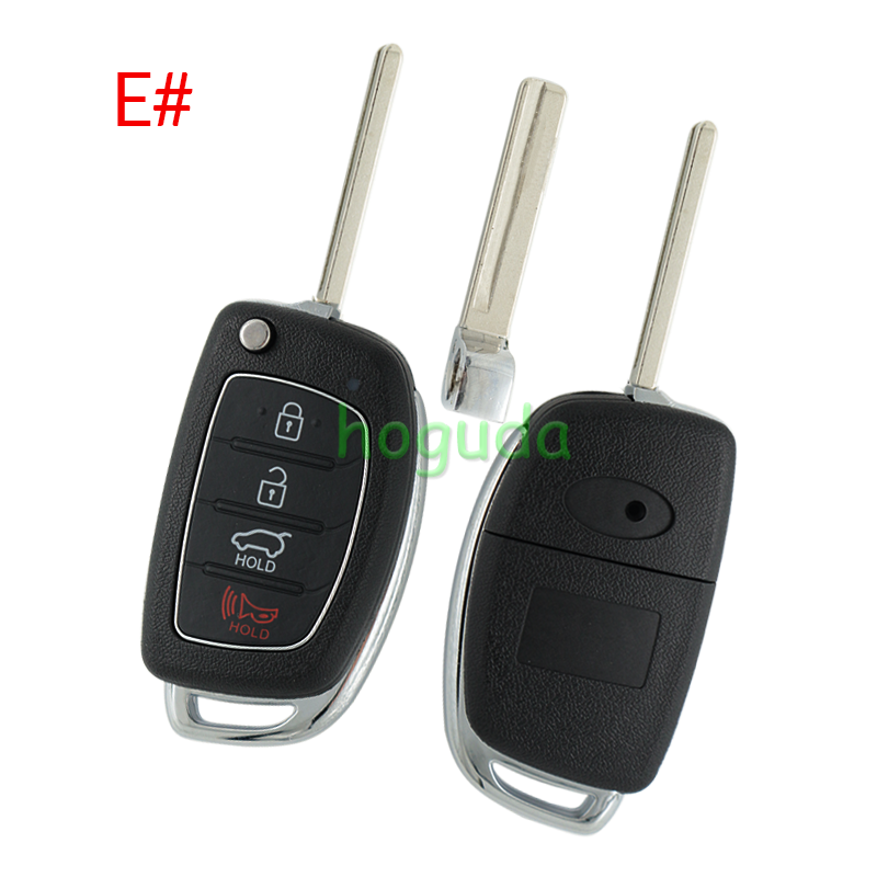 For Hyundai 2+1/3/3+1 button remote key blank with HY20 key blade