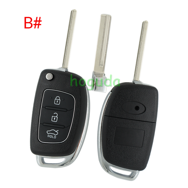 For Hyundai 2+1/3/3+1 button remote key blank with HY20R key blade