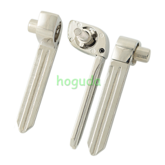 For Hyundai 3 button remote key blank with HY14R right  blade,please choose the key type
