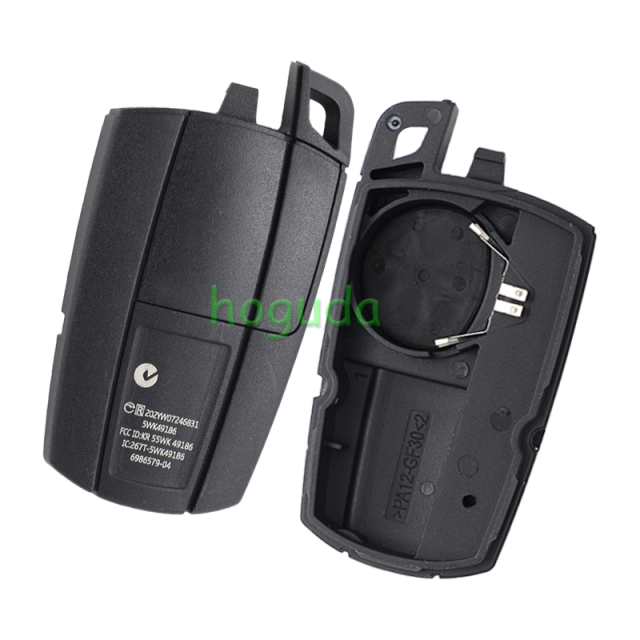 For Bmw keyless 3 button remote key for bmw 1、3、5、6、X5,Z4 series with PCF7945 Chip 868MHZ