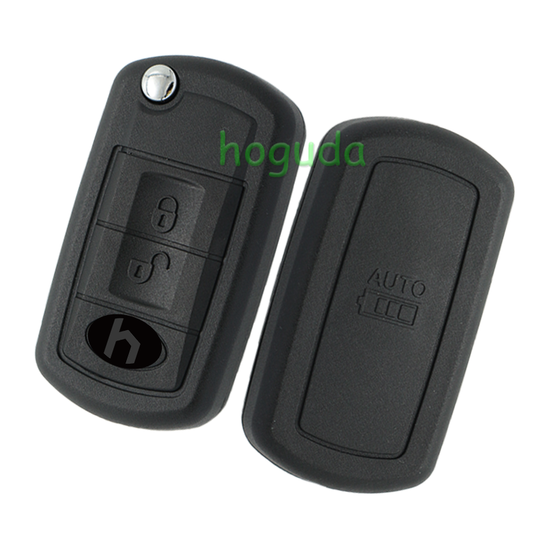 For Landrover 3 button  flip remote key blank with HU92 blade without logo