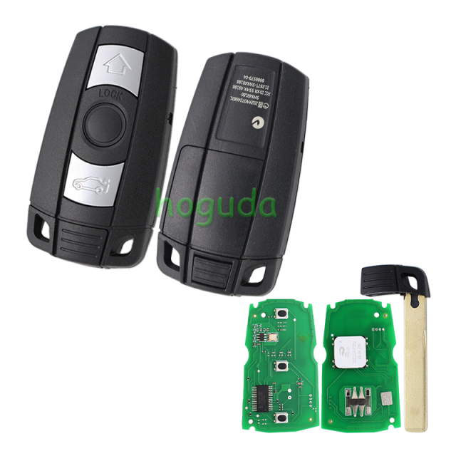 For Bmw keyless 3 button remote key for bmw 1、3、5、6、X5,Z4 series with PCF7945 Chip 868MHZ