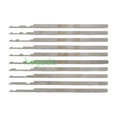 Safe blade lock cylinder (with side column) tool set