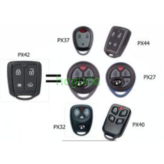 For Brazil 4 button remote key with 433mhz PX42