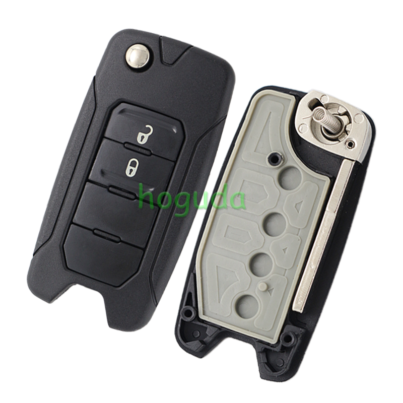 For Chrysler Jeep 2 button flip remote key blank