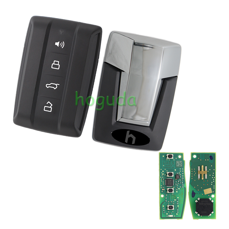 For Original Tank 700 4 button smart remote key wiith 433mhz 4A chip