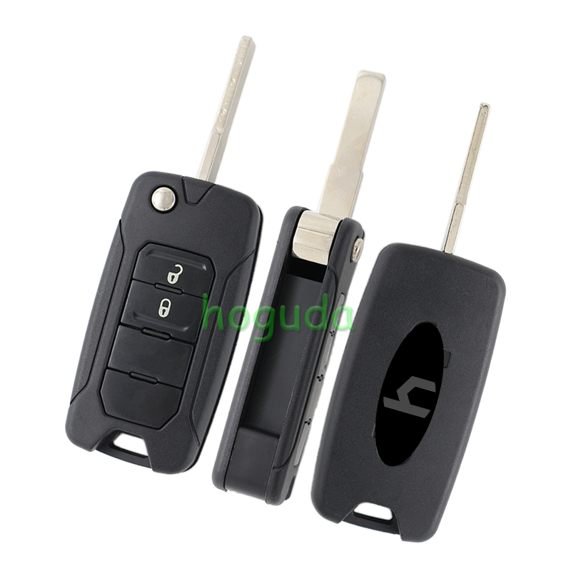 For Chrysler Jeep 2 button flip remote key blank