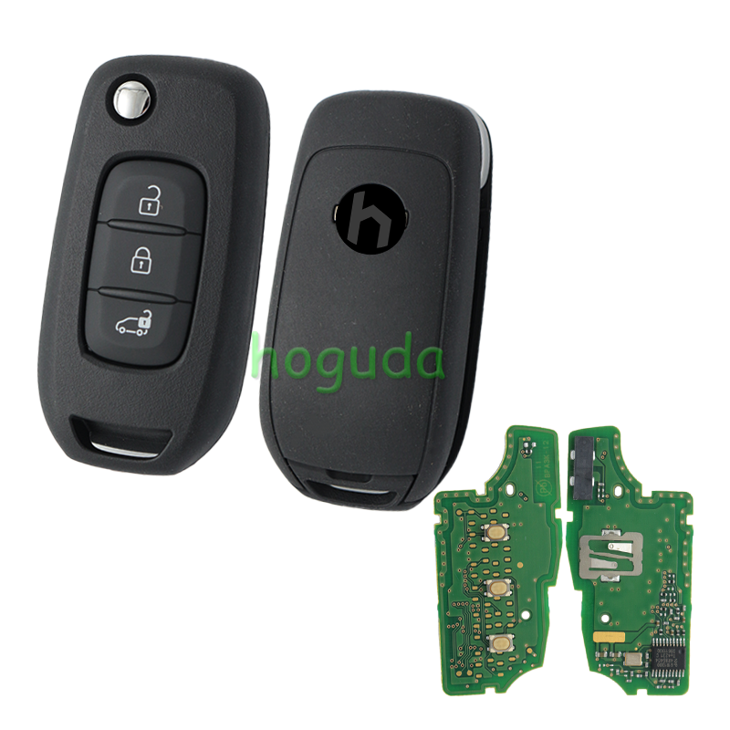 For Original Nissan 3 button remote key with 433mhz PCF7961MTT HITAG AES 4A chip