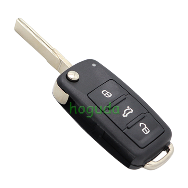 For VW 3 button Keyless-go Remote Key 4.5 AES MQB 433MHZ 5K0959753DF 5K0837202DH 5K0837202BR 5K0837202BN