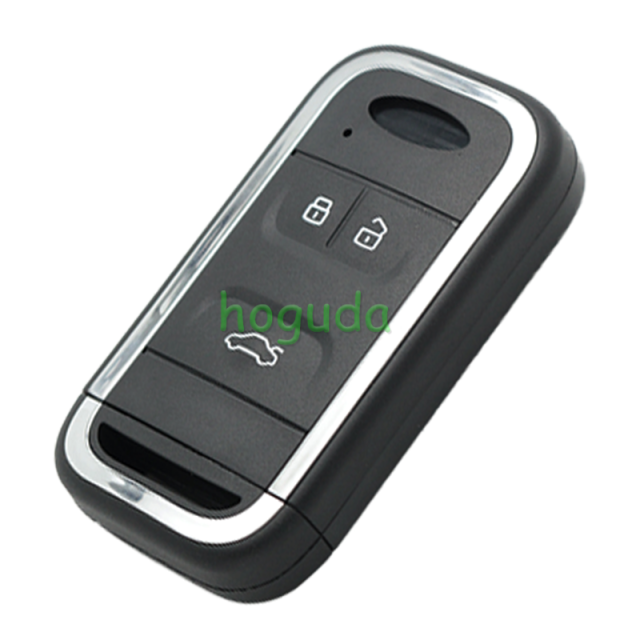 For Chery 3 button smart remote key with 4A Chip 433.92Mhz