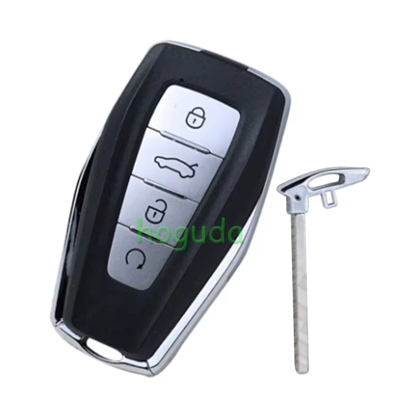 For Geely 4 button remote key blank