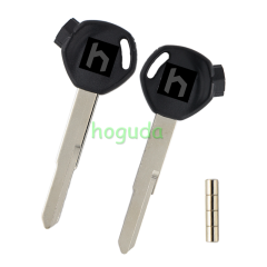 For Honda Motorcycle transponder key blank with left blade