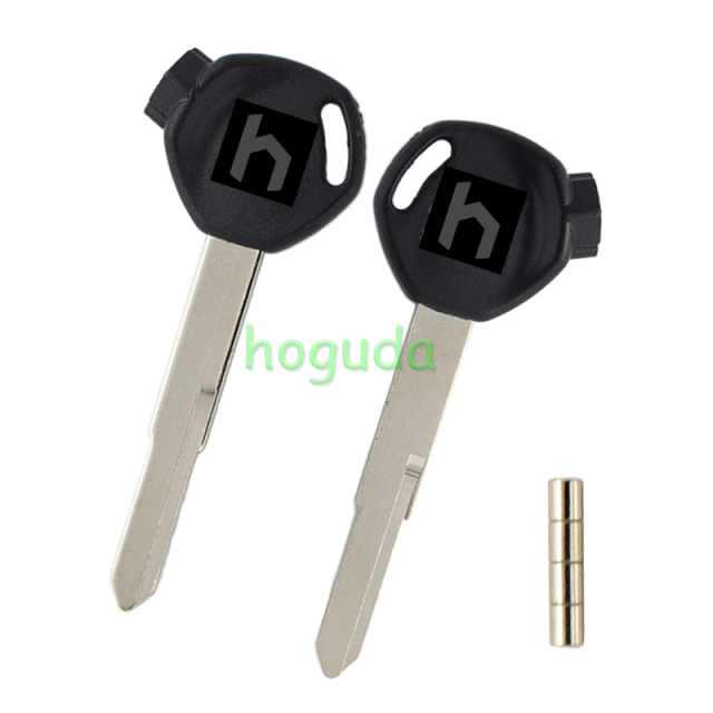 For Honda Motorcycle transponder key blank with left blade