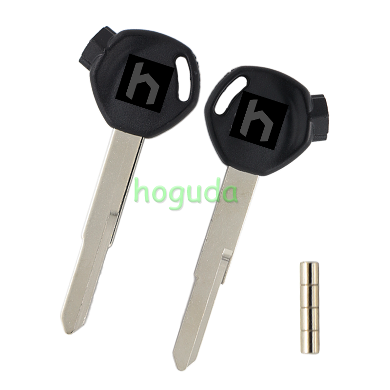 For Honda Motorcycle transponder key blank with left blade