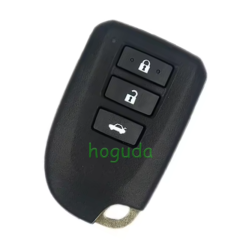 For ToyotaYaris 3 button Smart Remote Key with 433MHz 8A Chip Model: BF2EK 89904-52491  89904-52492