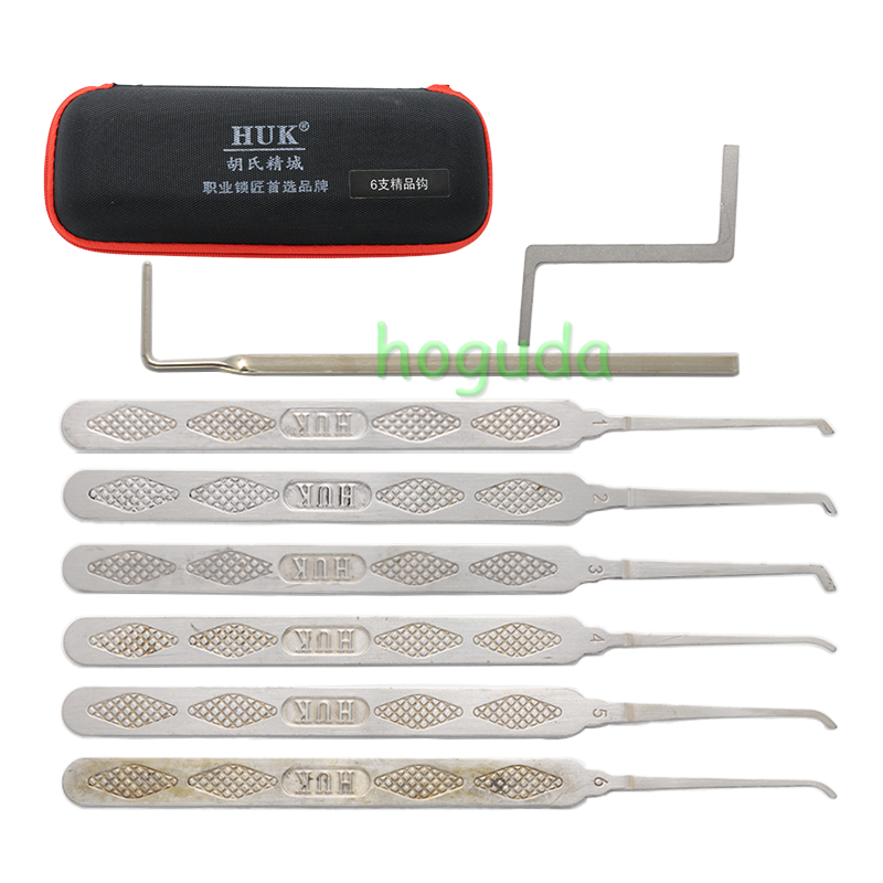 HUK Stainless Steel 6-piece Single Hook Set