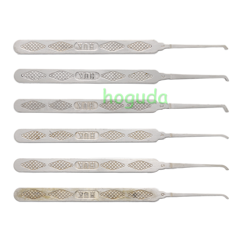 HUK Stainless Steel 6-piece Single Hook Set