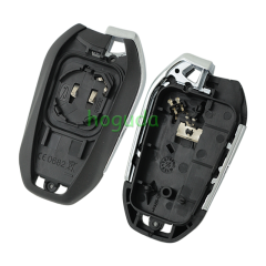 For Peugeot 3 button remote key blank with VA2 blade without logo.Please choose the button.