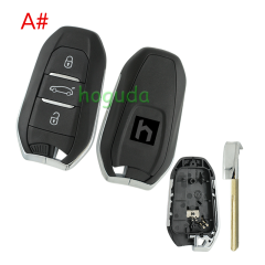 For Peugeot 3 button remote key blank with HU83 blade Please choose the button.