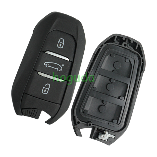 For Peugeot 3 button remote key blank with HU83 blade without logo.Please choose the button.