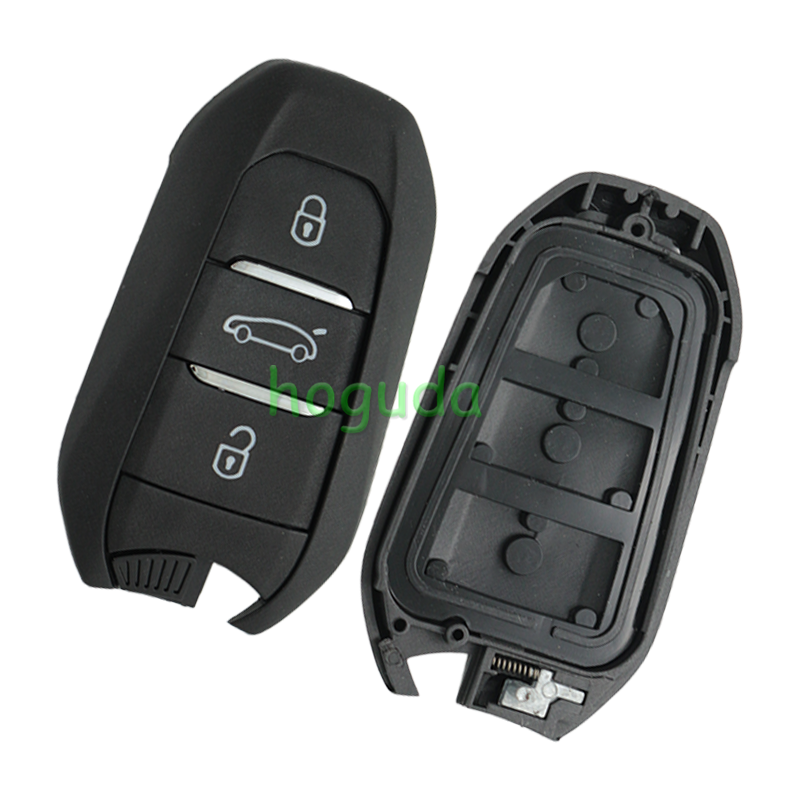 For Peugeot 3 button remote key blank with HU83 blade without logo.Please choose the button.