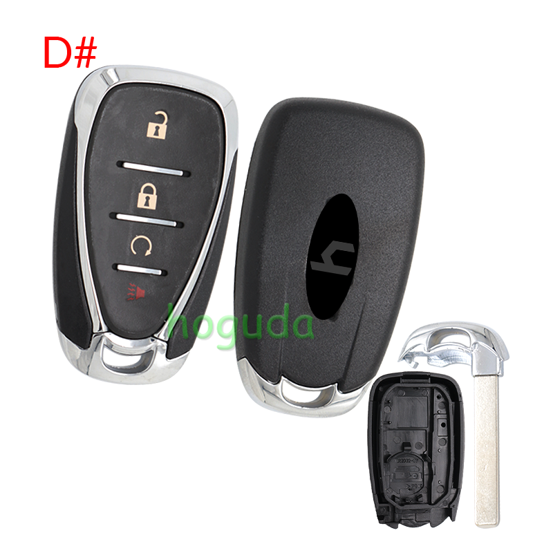 For Chevrolet 2 /2+1/3/3+1/4+1  button remote key blank with logo